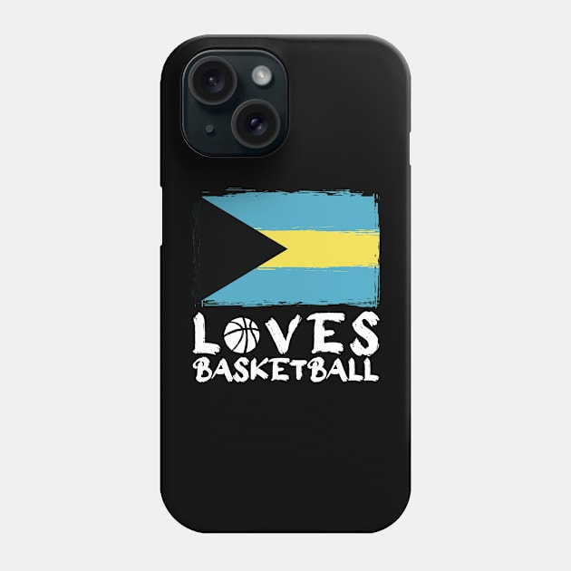 Bahamas Loves Basketball Phone Case by Arestration