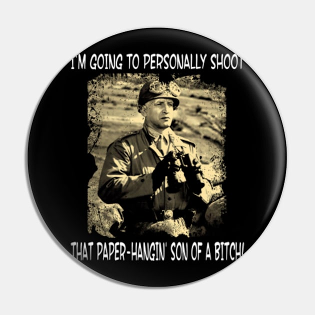 Commanding Fashion Pattons Movie-Inspired Tees, Embody General Pattons Spirit in Style Pin by berengere pomeroy