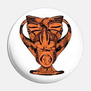 Goddess Vase Terracotta Pin