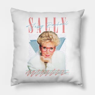 Sally Jessy Raphael / Vintage Look 90s Style Design Pillow