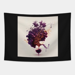 Wine on the Mind 1 Tapestry