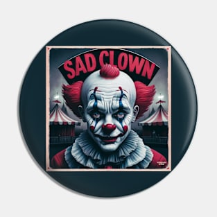 Tears of a clown Pin