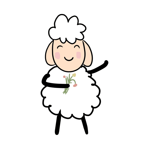 cute little sheep by praneel paithankar