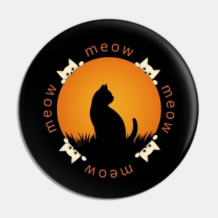 Meow meow Pin