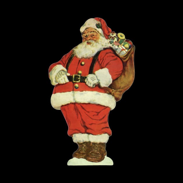Vintage Christmas Santa Claus by MasterpieceCafe