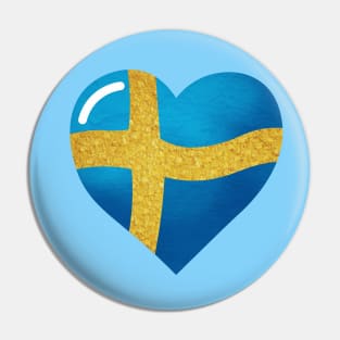 The flag of Sweden, Sveriges flagga Pin
