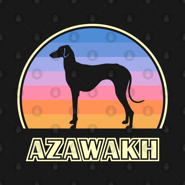 Azawakh Vintage Sunset Dog by millersye