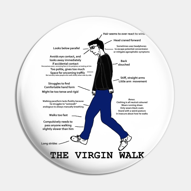 virgin walk Pin by Amberstore