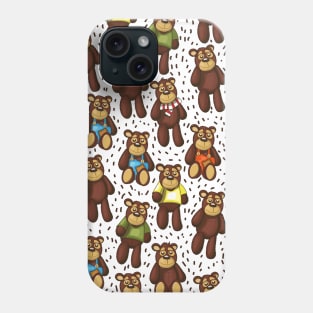 Teddy Bear Pattern Phone Case