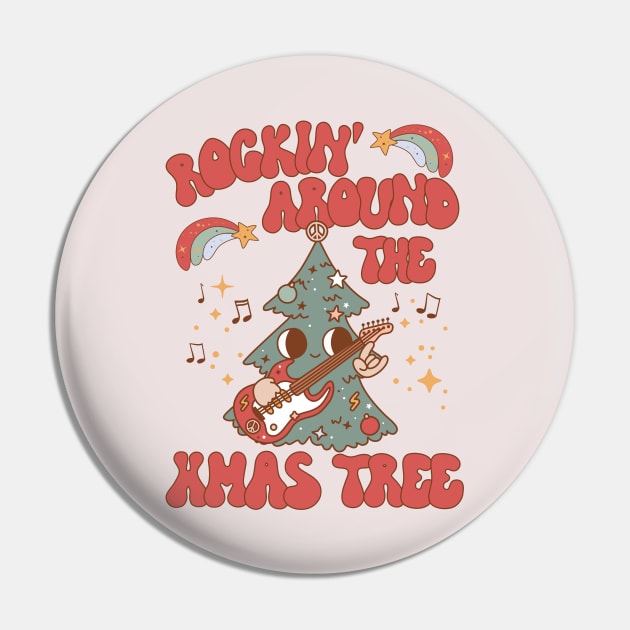 Rockin' Around the Christmas Tree Pin by Unified by Design