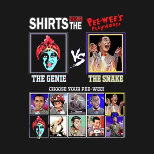 Pee Wee - Shirts Vs Playhouse T-Shirt