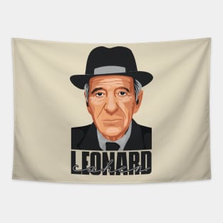 Leonard Cohen // Vintage Style Tapestry