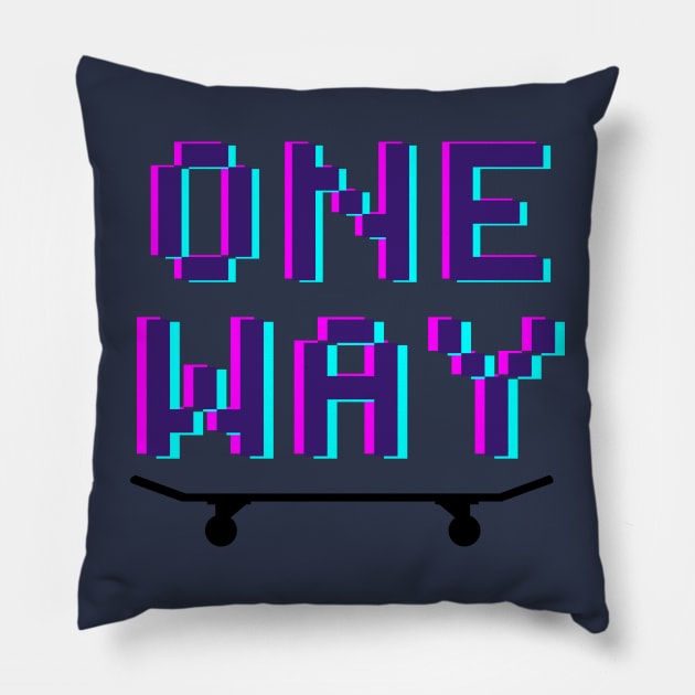 One way Pillow by VeganRiseUp