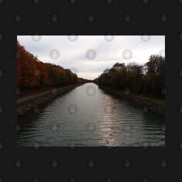 Autumn along the Erie Canal by Edwardtiptonart