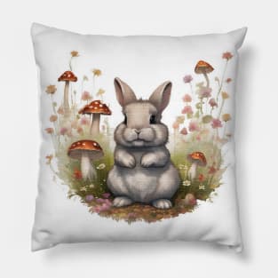 Baby bunny rabbit Pillow