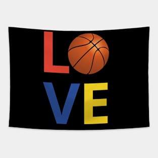 love basketball Tapestry