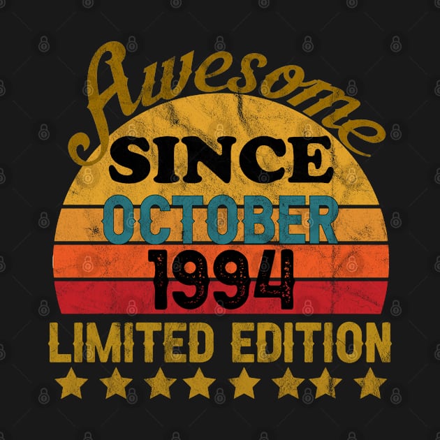 Awesome Since October 1994 27 Year Old 27th Birthday gift by yalp.play