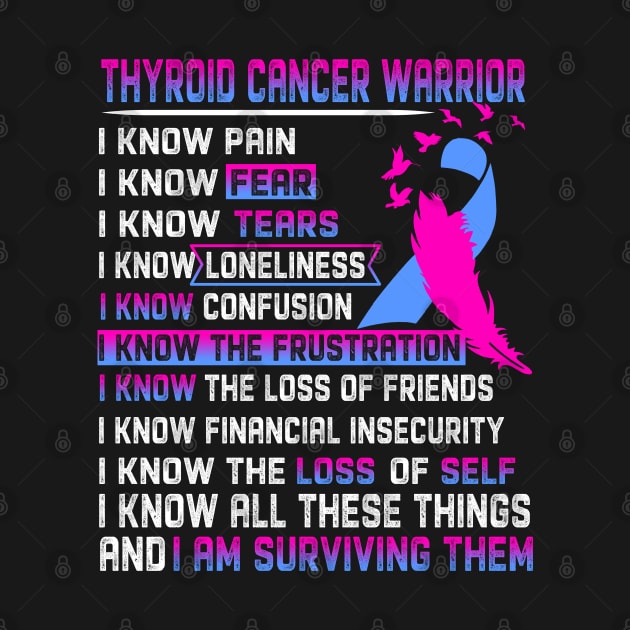 Thyroid Cancer Awareness Support Thyroid Cancer Warrior Gifts by ThePassion99