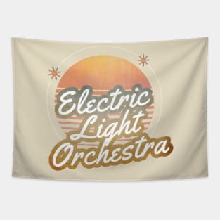 elo ll retro 80s moon Tapestry