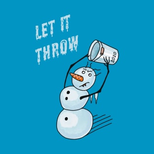 Angry Snowman Funny Pun T-Shirt