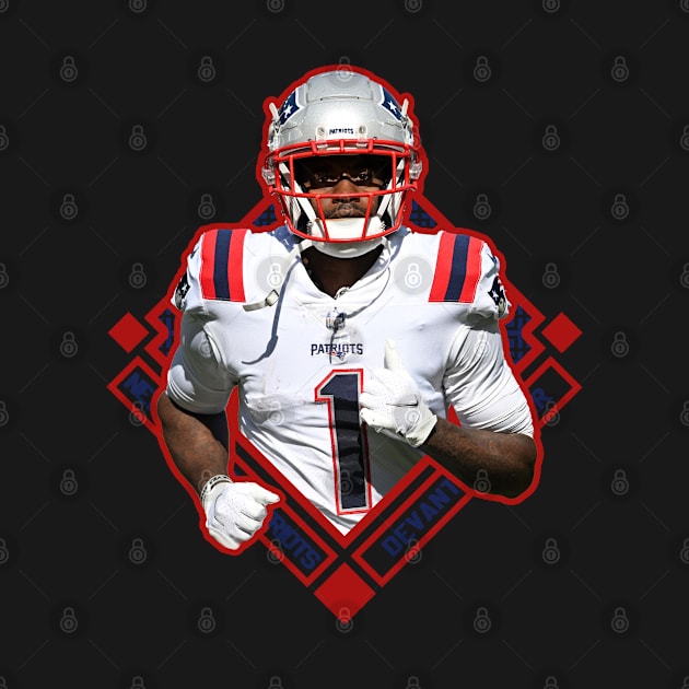 DeVante Parker Diamond Style by hackercyberattackactivity