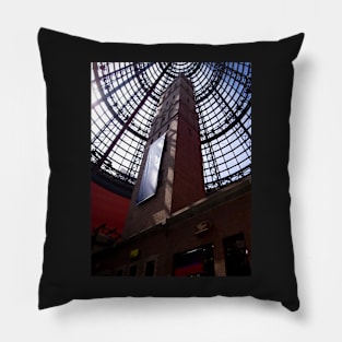 Melbourne's Iconic Shot Tower & Glass Roof Pillow