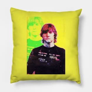 Kurt Cobain Mugshot Pillow