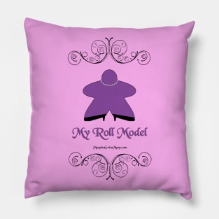 Roll Model, purple, light Pillow