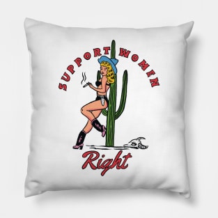 Support Women Right Pillow