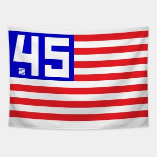 Support 45 Flag (Hoz) Tapestry