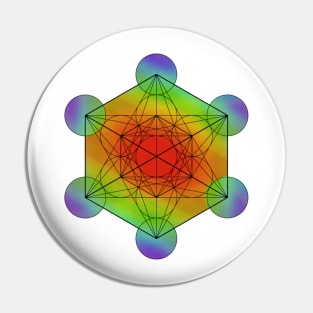 Metratorn Colors 7 chakra Pin