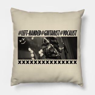 Left Handed Guitarist Pillow