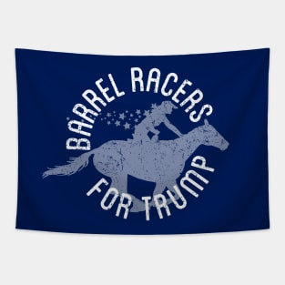 Barrel Racers for Trump - Distressed Tapestry