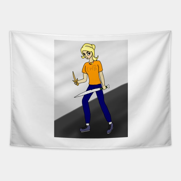 Annabeth Chase Tapestry by ceolsonart