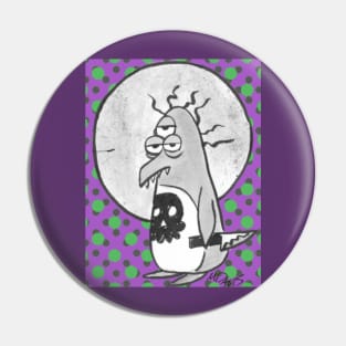 Odafin The Seriously Deranged Penguin Pin