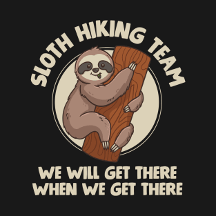 Sloth Hiking Hiker T-Shirt