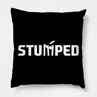 Stumped Cricket Pillow