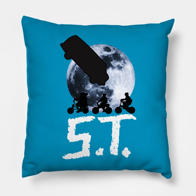 Stranger Extra Terrestrial Pillow by Meta Cortex