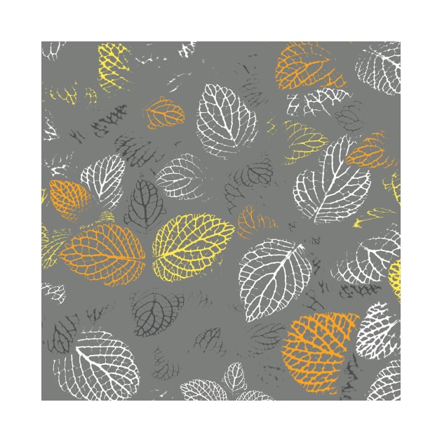 Autumn, Leaves Pattern 5 by B&K