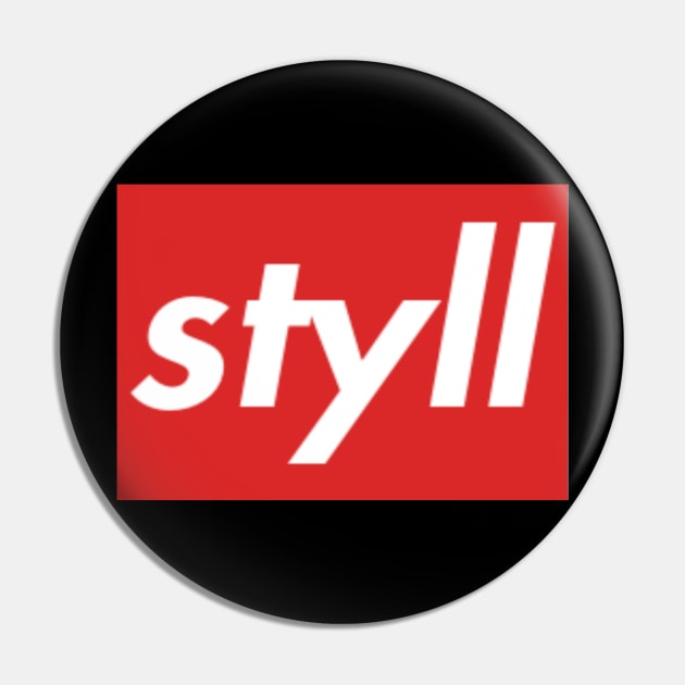 "styll" - Scarborough slang tee Pin by Clif_Knight