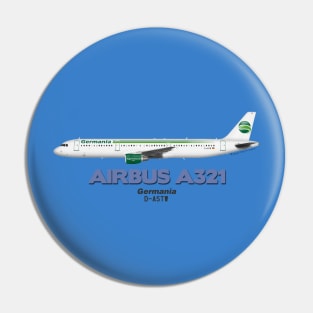 Airbus A321 - Germania Pin