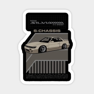 Silvia S13 (beige) Magnet