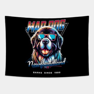 Mad Dog Newfoundland Dog Tapestry