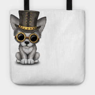 Steampunk Baby Wolf Cub Tote