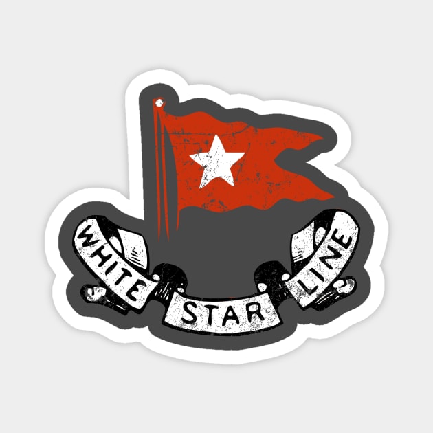 White Star Line Magnet by MindsparkCreative