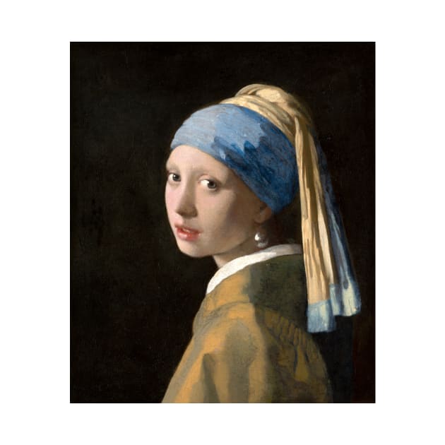 Girl With A Pearl Earring by Johannes Vermeer by Hot-Proper-Tees