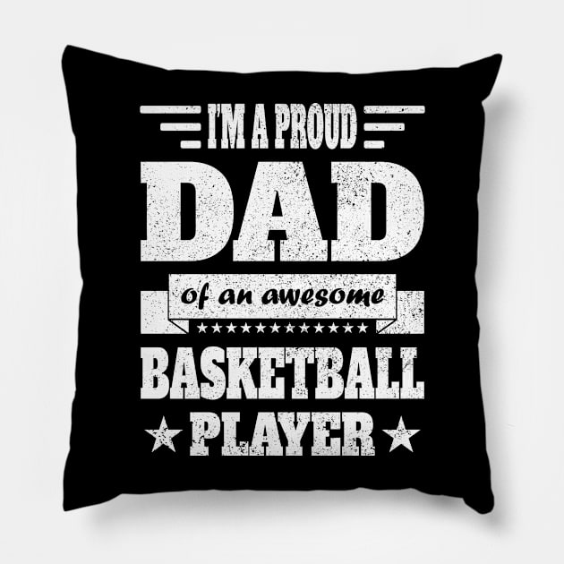 Basketball dad Pillow by RockyDesigns