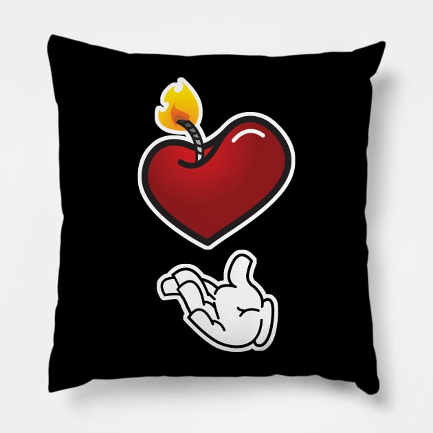 C'mon Baby Light My Fire Pillow by districtNative