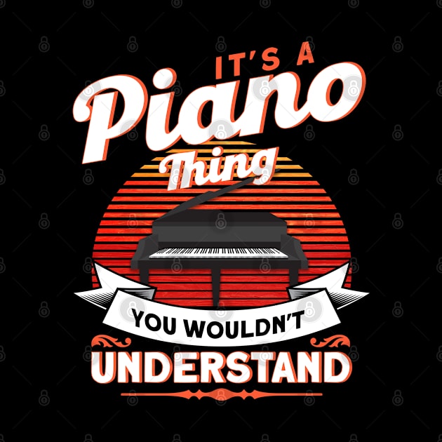 Playing Piano Musical Instrument Piano by Toeffishirts