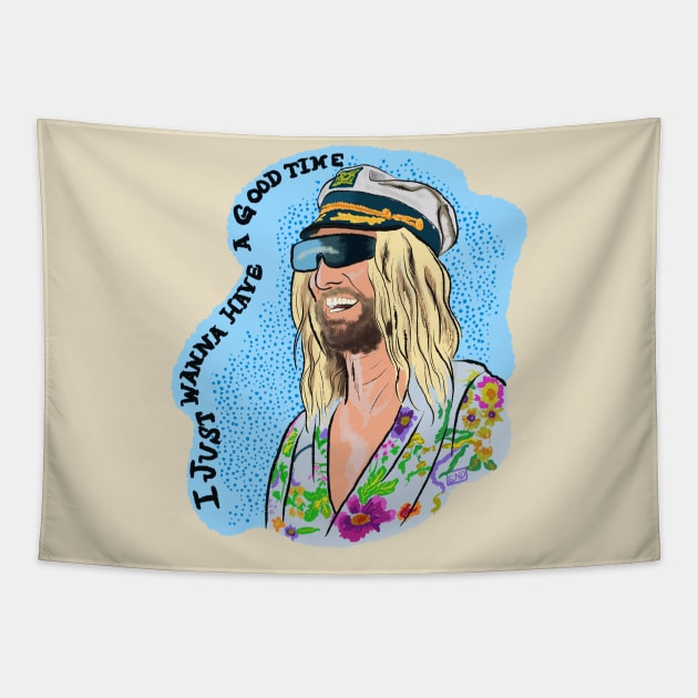 Beach Bum Tapestry by TheEND42